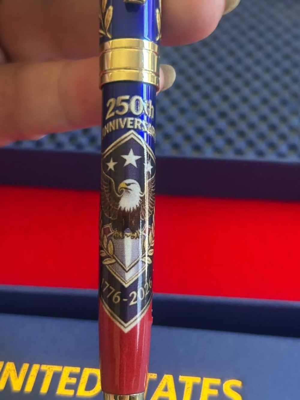 NIB! United States 250Th Anniversary Commemorative Ballpoint Pen - Picture 7 of 9